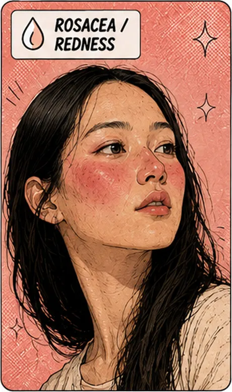 Rosacea and redness
