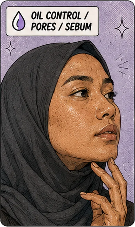 Oil control / pores / sebum