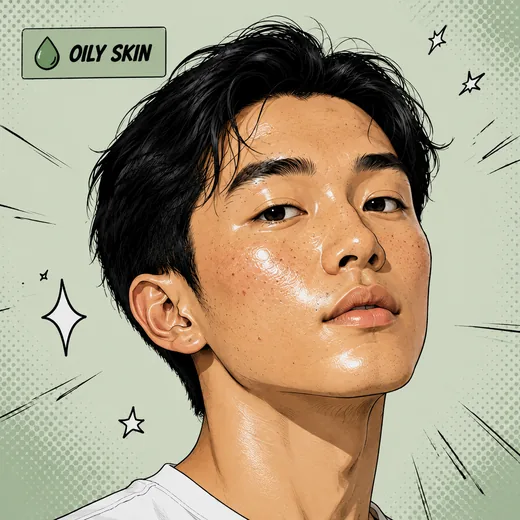 Oily skin